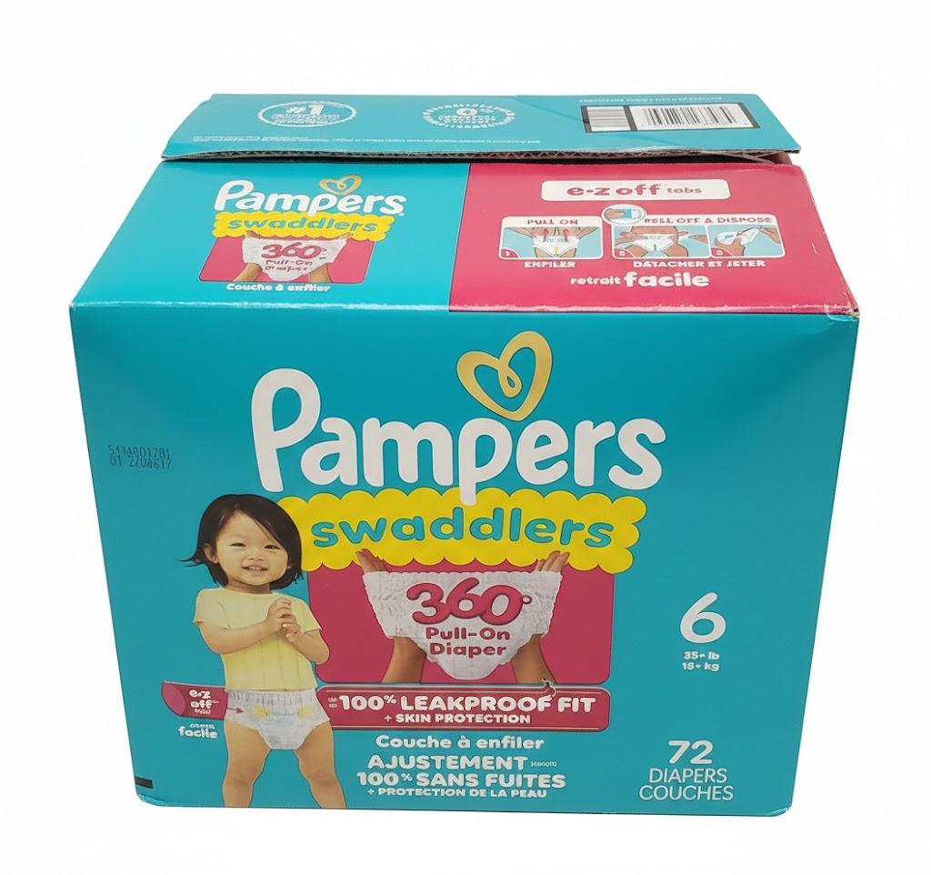 pampers 360 pull on size 6, 72 count