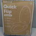Jool Baby Quick Flip Toilet Seat, Built-in Potty & Splash Guard (Elongated)
Potty Seat Stays Out of the Way of Adults & Is Easy for Kids to Flip Down – Slow Close Minimizes Noise & Pinching