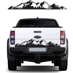 Car Decals - Mountain Tail Car Stickers and Decals for Pickup Truck, Sport Car, SUV