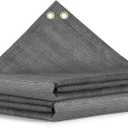 90% Sun Shade Cloth, 6x6 FT Pergola Shade Patio Cover, UV-Resistant, Breathable Sunshade Screen Fabric for Outdoor, Camping, RV, Garden, Deck, Porch, Backyard, Pool (Gray)