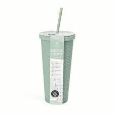 Manna Studded Tumbler 24 oz Sage Green Reusable & Eco-Friendly