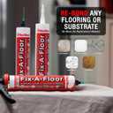 The Original Fix-A-Floor Loose Tile Repair Adhesive - Tile, Marble, Stone, Wood - Easy DIY Repair – Versatile Compatibility - 1 Gallon Jug – Comes with a Syringe Applicator
