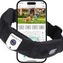 Wireless Dog Fence & GPS Dog Collar with Unlimited Virtual Fences, App-Controlled 2K Camera & Two-Way Audio, Outdoor Safe Containment & Waterproof, for Medium & Large Dogs