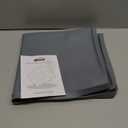 Cooks Innovations Non-Stick Oven Protector Mat - Heavy Duty Nonstick Oven Rack Liners to Protect Convection, Electric, Gas, & Microwave Ovens - BPA & PFOA Free Heat Resistant Baking Mat (1-Pack, Silver)