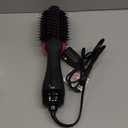 Dual Voltage Hair Dryer Brush with Negative Ion Antifrizz Styler  Hot Air Volumizer for 110V120V/220V240V European and Travel Use