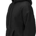 THE GYM PEOPLE Men's Fleece Pullover Hoodie Loose Fit Ultra Soft Hooded Sweatshirt With Pockets (XX-Large, Black)