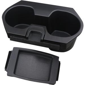 Civic Cup Holder Insert & Coin Holder Tray for Center Console Compatible with 10th Gen Civic Lx Ex Si Accessories Coupe Sedan Hatchback Sport 2016-2020 83446-TBA-A01ZA