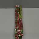 Norme 12 Pcs Red and Green Sparkle Christmas Tree Picks and Spray Christmas Tree Topper Decoration 13.8 Inch Artificial Glitter Curly Pick Stem Branches with Ball for Xmas Vase Filler Wreath Craft
