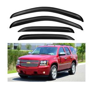Window Visors Rain Guards for 2007-2014 Chevy Tahoe/GMC Yukon, Out-Channel Window Vent Wind Deflectors Visors Shades for 07-14 Tahoe/Yukon