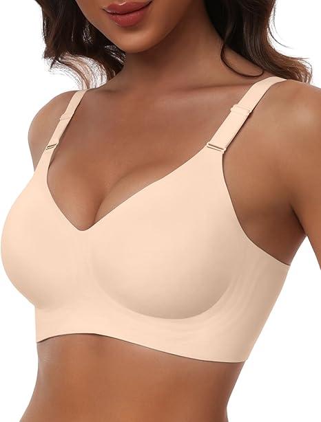 Comfortable Seamless Full Coverage Bra for Women Wireless Bras with Soft Support  Size S