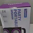 Bluetooth Speakers, 80W(Peak) Wireless TWS Portable Bluetooth Speaker, Beat-Driven Lights, 100dB Loud Stereo Speaker with BassUp, Speakers with Subwoofer for Outdoor, Party, Camping (DeepBlack)