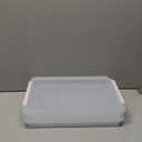 BTSKY 2 Pack A4 Plus Clear Plastic Stackable Storage Box Desk Paper Magazine Container with Buckle, Office Supplies Accessories File Protector Case Organizer, Portable Project Case Document Holders