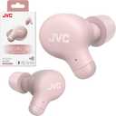 JVC Marshmallow True Wireless Bluetooth 5.3 Earbuds – 28H Battery, Memory Foam Earpieces for All-Day Comfort, IPX4 Water Resistant, Mic, Compact Case, for iPhone & Android