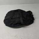 BAGSMART Gym Bag for Women, Lightweight Puffer Duffle Bag 2-PC Travel Bag, 31L Weekender Overnight Bag Quilted Carry On Tote Bag, Diaper Hospital Dance bag for Travel, Gym, Water Resistant, Black