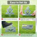 Mole Traps, 2 Pack Scissor Mole Trap with Rust-Proof Steel & High-Resilience Spring, Reusable Outdoor Mole Killer for Lawn, Garden & Farm, One-Step Setup, Quick Capture Gopher & Vole Trap