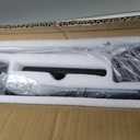 Motion Sensor Battery Operated Wall Sconce Set of Two - Modern Rechargeable Wireless Wall Lights with Remote Control, Dimmable, 3000K/4000K/6000K, Timer for Living Room, Hallway, 23.6 Inch, Black