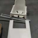 IKEA ANTILOP High chair with tray, white/silver color
