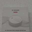 X-Sense Smoke Detector, 10-Year Battery Smoke Fire Alarm with Photoelectric Sensor, LED Indicator & Silence Button, 1-Pack
