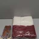 Aoriher Large Christmas Stockings with DIY Name Tags, 18 Inch Knitted Stockings Xmas Stocking Decorations with Christmas Stocking Tags for Family Decor (Style A,Red, White)