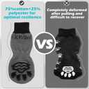 EXPAWLORER Anti-Slip Dog Socks,Dog Boots&Paw Protectors to Prevent Licking,Dog Shoes for Hot/Cold Pavement, Double Sides Non-Skid Traction Control on Hardwood Floor for Senior Dogs