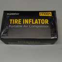 150 PSI Tire Inflator Portable Air Compressor, 12V DC Auto Shutoff Air Pump with Digital Pressure Gauge and Emergency LED Light for Car Tires, Bicycle & Balloons, Black