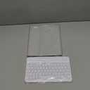 for iPad 11/10th Generation Case with Keyboard,Detachable Bluetooth Keyboard case for iPad A16 2025 11 inch/10th Gen 2022 10.9 with Pencil Holder, Square Keycaps,Grey (Gray)
