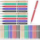 Fuyoooo 24 Pcs Family Reunion Gifts 5 Styles Retractable Family Tree Ballpoint Pen Inspirational Class Reunion Decorations for Guest Gathering Party Supplies