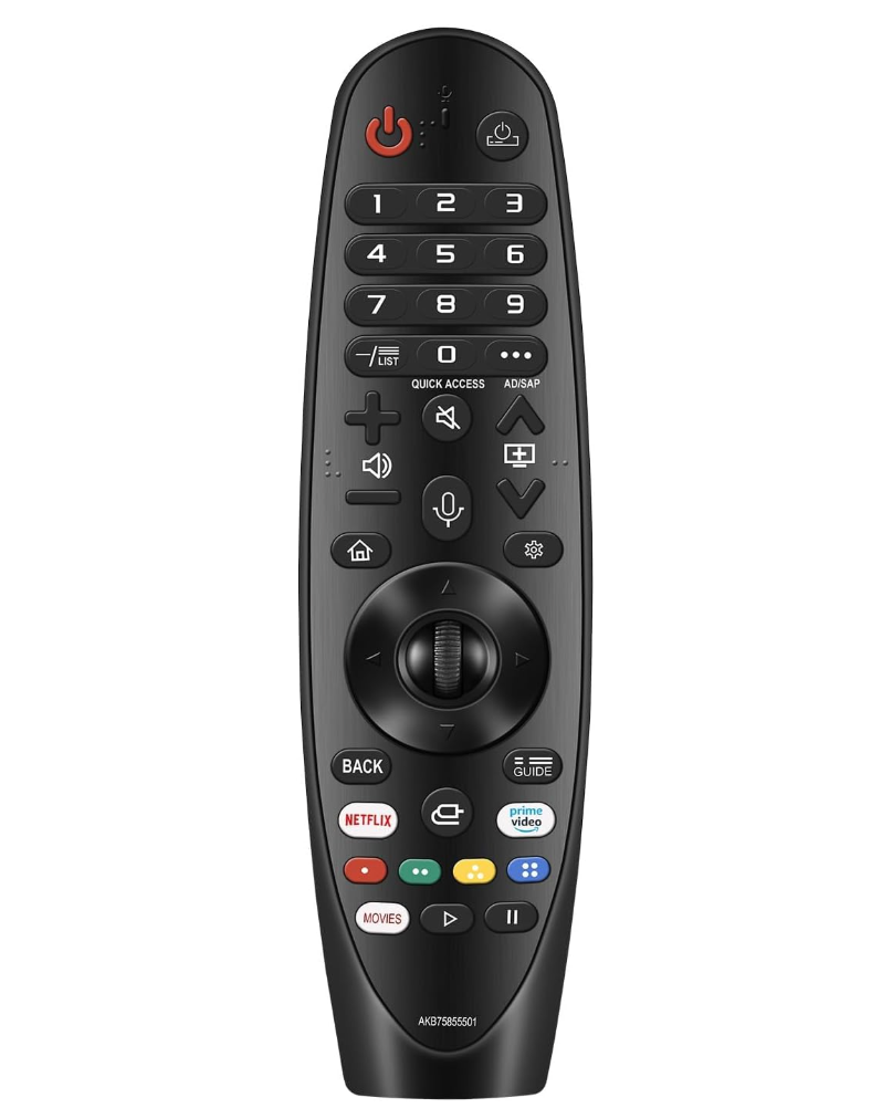 Replacement for LG Remote Control for Smart TV from 20182025, for Magic LG TV Remote Replacement with Voice and Pointer Function. 1Year .