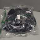 Deconovo Blackout Curtains, Thermal Insulated Rod Pocket Window Drapes, Noise Reducing, Oeko-TEX Certified, Room Darkening Curtains for Bedroom/Living Room, 2 Panels, Black, 42W x 63L