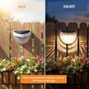 VIHOSE 12 Pack Raised Garden Bed Solar Lights Magnetic with Dusk to Dawn Sensors Wide Angle IPX4 Waterproof Solar Powered Lights Outdoor for Planter Raised Beds Garden Patio Yard Fence, Warm White