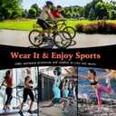 Ankle Socks Womens Athletic Running Comfort Cushioned 3/5/6Pairs (M)