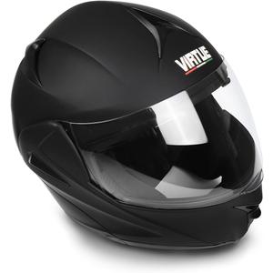 Virtue Motorcycle Helmet (Large, Matte Black)