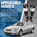 Front Suspension Shock Struts Absorber Assembly Assy Compatible with Mercedes Benz S-Class W221 S350 S450 S550 CL550 2007-2013 4Matic AWD (Left Driver Side)