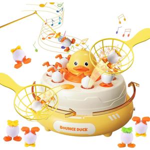 Catch and Bounce Games Toys,Board Game,Games for Kids,Interactive & Music Duck Game,Birthday Gifts Christmas Party Game for Toddlers 3+