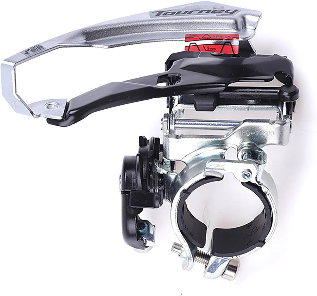 Tourney Front Derailleur FD-TY500 6/7 Speed Multi-Clamp 31.8/34.9mm Black  Silver