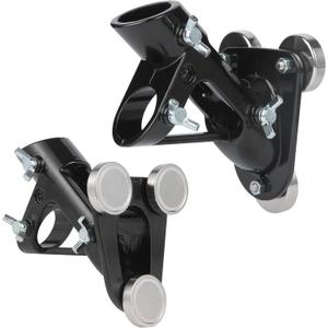 Magnetic RV Flag Pole Holder 1 Pcs, for Outside House, Heavy-Duty Aluminum Metal Rust Proof, 2-Position Flag Pole Bracket Mount for 1" Inner Diamete Flag Polewith Three Strong Magnets