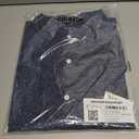 Amazon Essentials Men's Slim-Fit Short-Sleeve Poplin Shirt (Blue, XXXL)