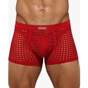 Arjen Kroos Mens Boxer Briefs Breathable Hot Mesh Underwear, L
