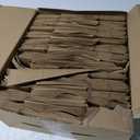 XPCARE 200Pcs Paper Gift Bags 5.25x3.25x8.25'',Gift Wrap Bags with Handles Brown Kraft Paper Bags for Small Business Paper Bags Bulk for Birthday Party Favors Shopping Retail