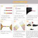 10 Kit 5 Pin Connector, 20-16 AWG Waterproof Electrical Automotive Wire Connector, 1.5mm Series Terminals Male Female Car Connectors Plug Sets