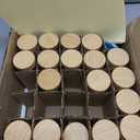 NETANY 24 Pcs Glass Spice Jars with Bamboo Lids, 4 oz Glass Jars with Minimalist Farmhouse Spice Labels Stickers, Collapsible Funnel, Seasoning Storage Bottles for Spice Rack, Cabinet, Drawer