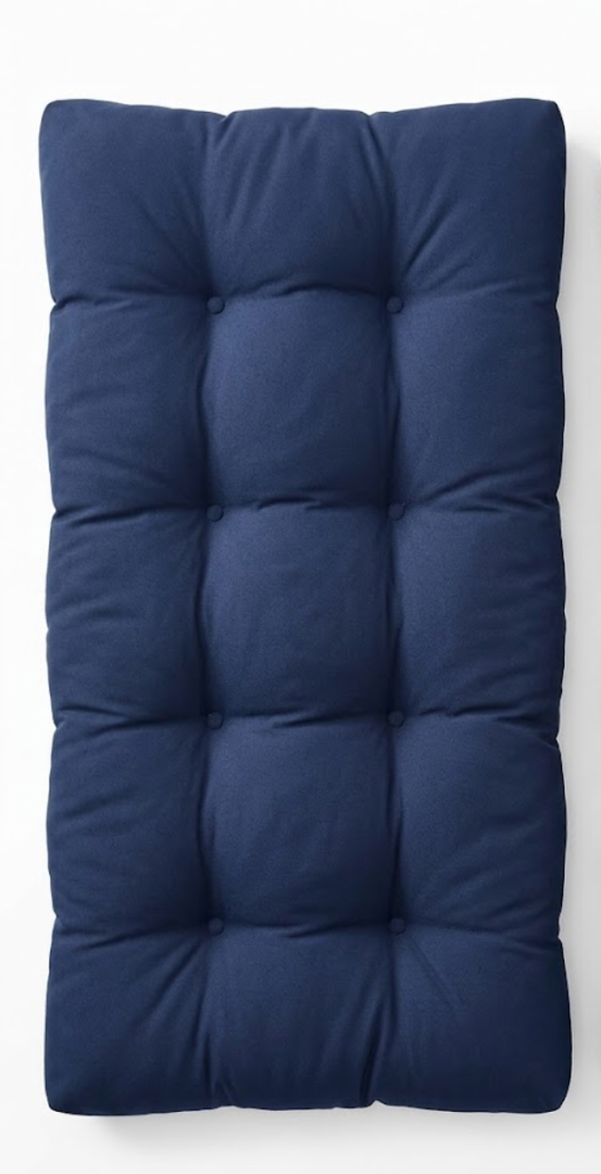 Navy Blue 64x 20 inch Seat Cushions with Wedges