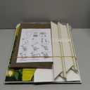 Painting Cat Scratcher Bed CartBoard Cat House Beds for Indoor Cats Half-Surround Design W/Horizontal Cat Scratcher Scratching Board W/Catnip (Rose, Medium - Large)