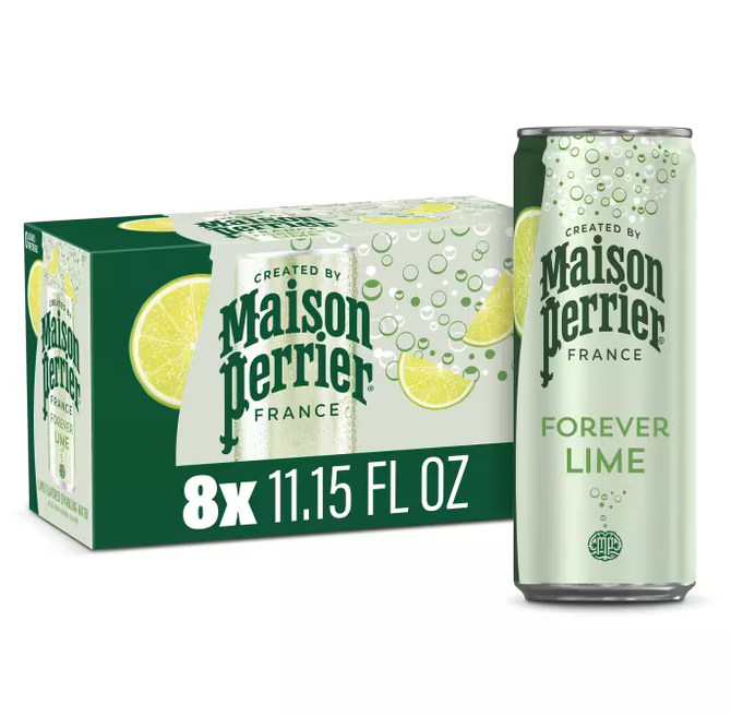 Maison Perrier Lime Flavored Sparkling Water (Pack of 3)