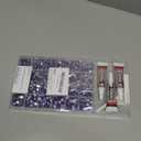 33000Pcs Purple Rhinestones for Bedazzling, Bedazzler Kit with Flatback Craft Rhinestones Bulk and B7000 Glue, 2,3,4,5,6mm Resin Flat Back Crystals for Craftings, Clothes, Shoes, Nails