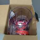 Mueller Smoothie Blender for Smoothies - Personal Blender for Shakes, Frozen Drinks, Baby Food & More, 15oz Travel Cup and Lid, Durable Stainless Steel Blades for Powerful Blending Performance, Red