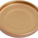 Woiida 15 Inch Ceramic Saucer - Ceramic Drainage Tray for Plant Pot (Matte Gold)