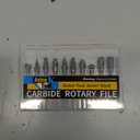 Carbide Burrs 20pcs Kit Double Cut Tungsten Carbide Burrs with 1/8 Shank Diameter Rotary File for Metal Carving Grinding Cleaning Polishing for Die Grinder Rotary Drill Tool Compatible with Dremel