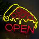 Pizza Open Neon Sign, Pizza Shop Sign, Pizza Shop Window Open Sign, Custom Open Business Sign, Restaurant Open Led Light, Pizza Wall Sign