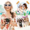 4 x WantGor Cat Eye Sunglasses for Women, Bachelorette Party Bride to Be Gifts Bride Sun Glasses Bridal Engagement Decorations (White)